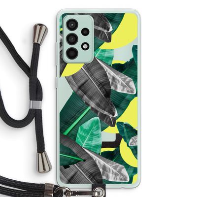 Fantasie jungle: Samsung Galaxy A52s 5G Transparant Hoesje met koord