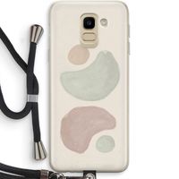 Geo #10: Samsung Galaxy J6 (2018) Transparant Hoesje met koord