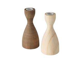 Boltze Home Kandelaar Hout H17cm Allaro