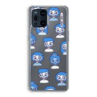 Gezichtjes: Oppo Find X3 Pro Transparant Hoesje