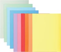 Exacompta dossiermap Super 180, voor ft A4, pak van 100 stuks, 10 geassorteerde kleuren - thumbnail