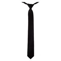 PartyXplosion Carnaval verkleed stropdas - zwart - polyester - heren/dames - verkleedkleding   -