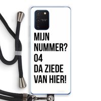 Da ziede van hier: Samsung Galaxy Note 10 Lite Transparant Hoesje met koord