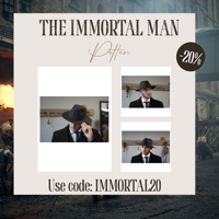 Denholm Harris Tweed Fedora Zwart HB | Peaky Blinders