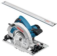 Bosch Blauw GKS 85 G cirkelzaag + 1600mm geleiderail | in L-Boxx - 060157A902 - thumbnail