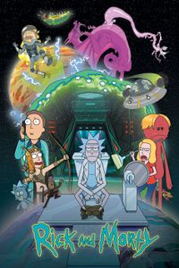 Rick and Morty Toilet Adventure Poster 61x91.5cm