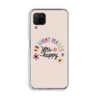 Happy days: Huawei P40 Lite Transparant Hoesje