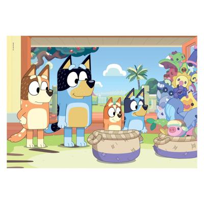 Clementoni legpuzzel super color bluey, 2x20st.
