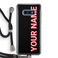 Namecase: Samsung Galaxy S10e Transparant Hoesje met koord