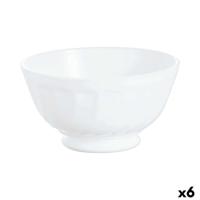 Kom Luminarc Trianon Ontbijt Wit Glas (6 Stuks)