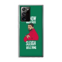 Sleigh Bells Ring: Samsung Galaxy Note 20 Ultra / Note 20 Ultra 5G Transparant Hoesje