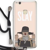 Slay All Day: Huawei Ascend P10 Lite Transparant Hoesje met koord