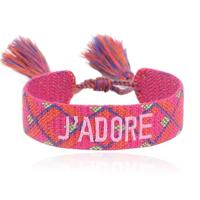 Deja J'adore Gevlochten Armband - Roze