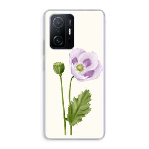 Purple poppy: Xiaomi 11T Transparant Hoesje