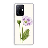 Purple poppy: Xiaomi 11T Transparant Hoesje