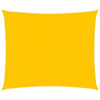 Zonnezeil 160 g/m 2,5x3 m HDPE geel