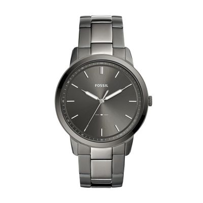 Horlogeband Fossil FS5459 Staal Antracietgrijs 22mm