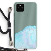 Fantasie pastel: Pixel 5a 5G Transparant Hoesje met koord