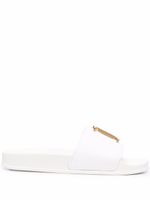 DSQUARED2 claquettes à plaque logo - Blanc