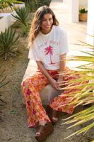 Ydence Pants Philippa | Orange flower