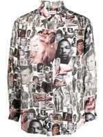 Honey Fucking Dijon chemise à imprimé graphique - Multicolore