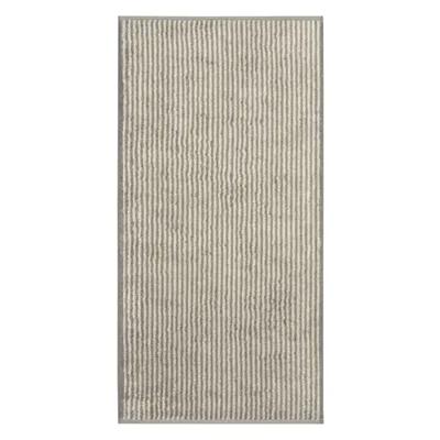 Cawö Cawö Two-Tone Stripe Badlaken 80x150 graphit