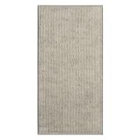 Cawö Cawö Two-Tone Stripe Badlaken 80x150 graphit