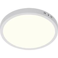 LED Paneel Ø30 - Natuurlijk Wit 4200K - 28W - Rond Mat Wit - Flikkervrij