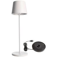 Deko Light 620199 Canis LED-accutafellamp 3.5 W Warmwit Wit Deko Light 620199 Canis LED-accutafellamp 3.5 W Warmwit Wit