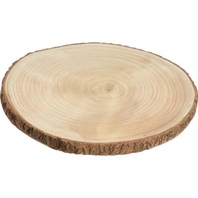 Kaarsenbord/decoratie dienblad - houten boomschijf - 20 x 3 cm - rond Kaarsenbord/decoratie dienblad - houten boomschijf - 20 x 3 cm - rond