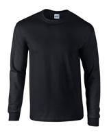 Gildan G2400 Ultra Cotton™ Long Sleeve T-Shirt - Black - M - thumbnail