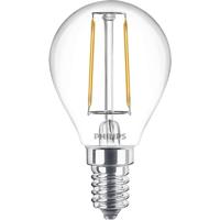 Philips Lighting 77755500 LED-lamp Energielabel E (A - G) E14 Kogel 2 W = 25 W Warmwit (Ø x l) 4.5 cm x 8 cm 1 stuk(s) - thumbnail