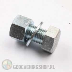 Mega bout cache container - zilver