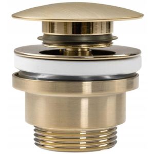 Clickwaste REA | 5/4" | Compact | Messing | Bekersifon | Goud mat