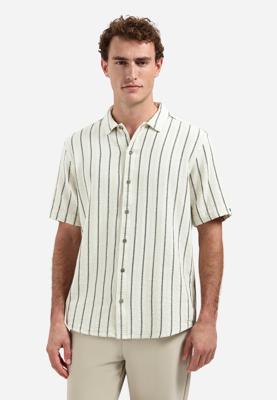 No- Excess Shirt Short Sleeve Jacquard 2tone Stripe 31460345 Overhemd 013 Kit