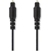 Optische Audiokabel | TosLink Male - TosLink Male | 1,0 m | Zwart