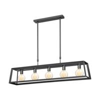Hanglamp Sito 5 Lichts Zwart