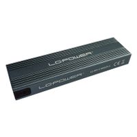 LC-Power LC-M2-C-MULTI-3 behuizing voor opslagstations SDD-behuizing Antraciet M.2
