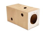 Beeztees kitten inja - kattentunnel - karton - 22x22x40 cm - thumbnail