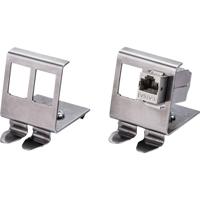 ROLINE DIN-rail adapter, leeg, voor 2 keystones