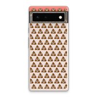 Poop emoji: Google Pixel 6 Transparant Hoesje