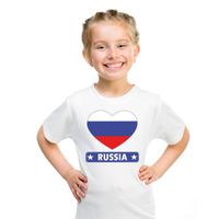 I love Rusland t-shirt wit kinderen XL (158-164)  -