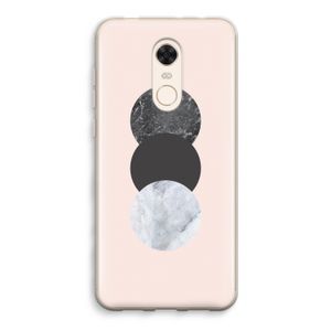 Marmeren cirkels: Xiaomi Redmi 5 Transparant Hoesje