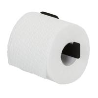 Tiger Colar Toiletrolhouder - zonder klep - L-vorm - zelfklevend - zwart 1313930746