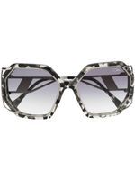 Cazal lunettes de soleil 8505 à monture géométrique - Gris