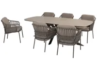 Prado Tafel 240x105x75 cm met 6 Capalbio Stoelen