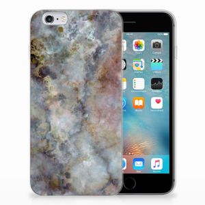 Apple iPhone 6 | 6s TPU Siliconen Hoesje Marmer Grijs