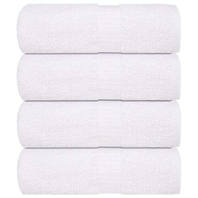 VidaXL Zeepdoekjes 4 st 30x30 cm 360 g/m² 100% katoen wit