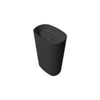 Vrijstaande Waskom Zydra Olympia 55x36 cm Negro