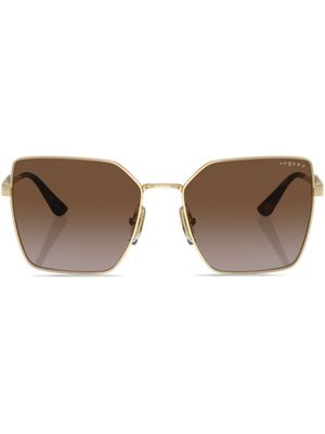 Vogue Eyewear lunettes de soleil Vo4284s à monture carrée - Or